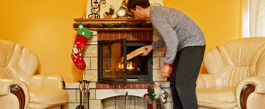 Rusted Metal Fireplace Restoration in Pasco, Washington